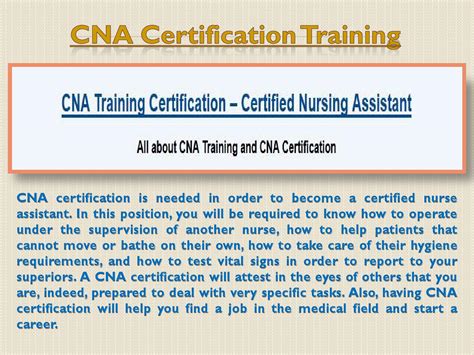 Cna Certification Training By Cna Certification Issuu
