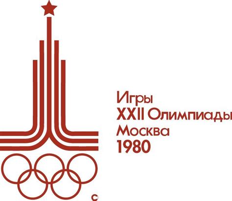 The Evolution Of The Olympic Logo Moscow Summer Games In 1980 In