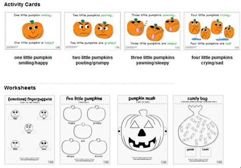 Song Five Little Pumpkins Recurso Educativo 38387 Tiching