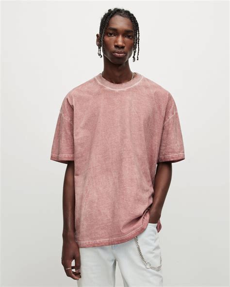 Allsaints Max Oversized Crinkle Wash Crew T Shirt In 2023 Mens