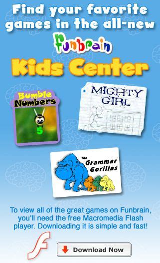 Fun Brain Education Sites Online Learning Games Education