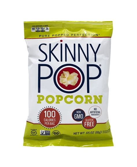 Skinnypop Skinny Pop 100 Calorie Popcorn Snack 065 Oz 28 Count And Reviews Food And Gourmet