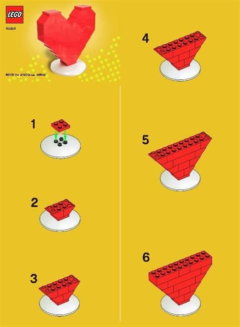 Easy Lego Valentine Instructions Nice Project To Do With The Kids
