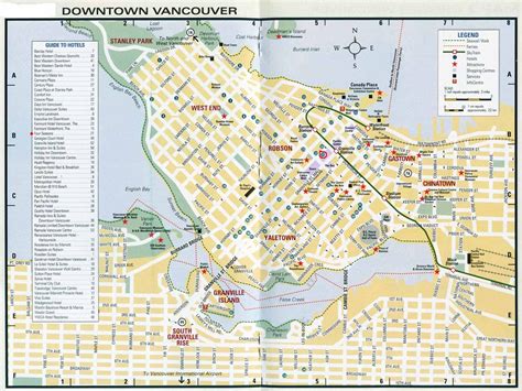Map Of Vancouver Canada Large Vancouver Maps For Free Download High
