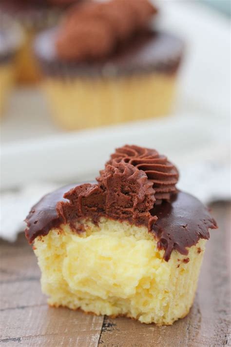 Prepare cake mix according to package directions. Boston Cream Cupcakes | Recipe | Boston cream, Boston ...