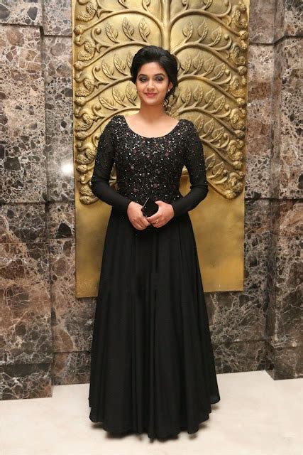 Bollywood Actress Saree Collections Keerthy Suresh In Black Designer