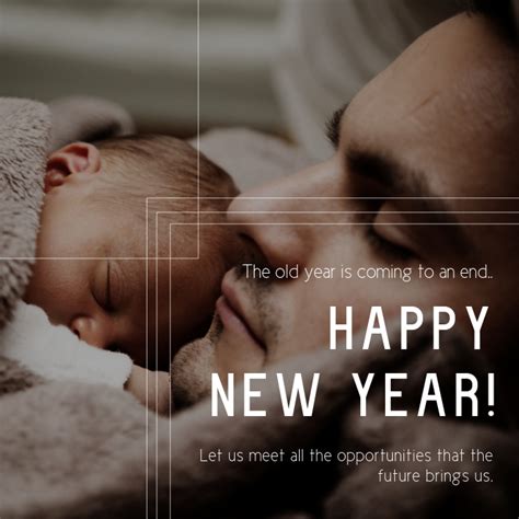New Year Wish Instagram Post Template Postermywall