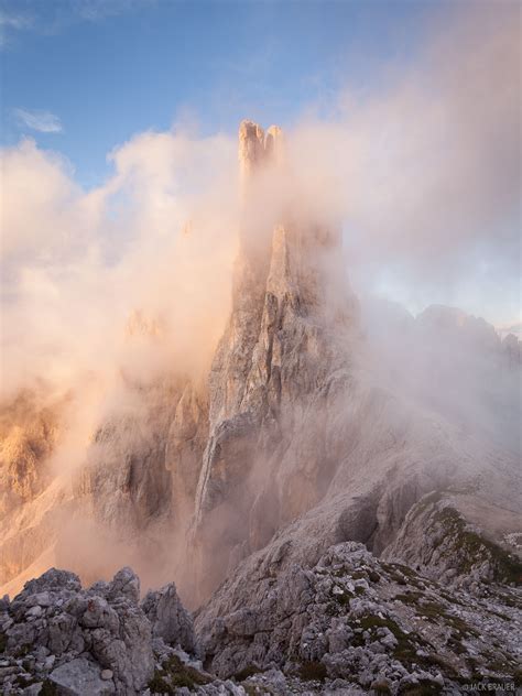Vajolet Cloud Castle Dolomites Italy Mountain Photography By Jack