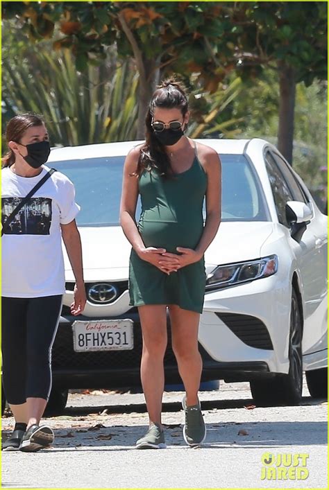 Pregnant Lea Michele Emerges After Sharing Her Tribute To Naya Rivera