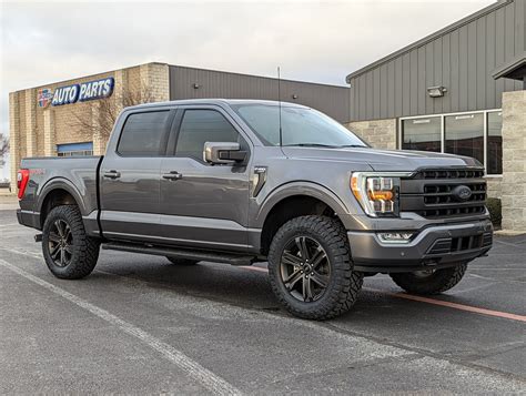 2 Readylift With 28565r20 Ridge Grapplers On Stock 44mm F150gen14