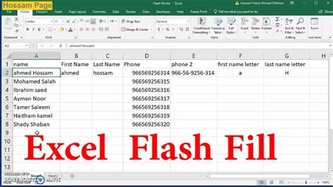 How To Use Flash Fill In Excel With Examples Sahida
