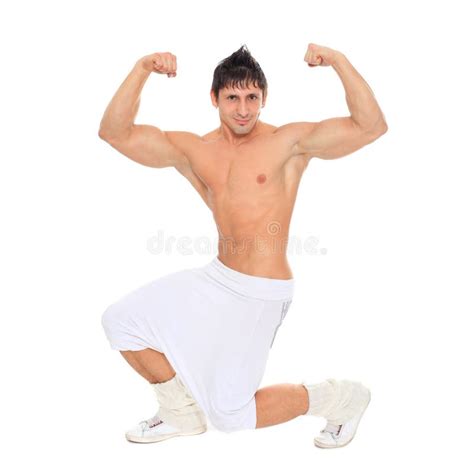 The Naked Dancer Isolated On The White Stock Photo Image Of Naked