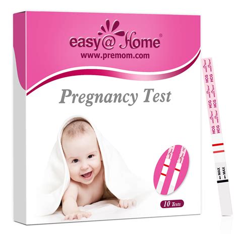 Buy Easy Home Pregnancy Test Strips Kit 10 Pack Hcg Test Strips Early Detection Home Pregnancy