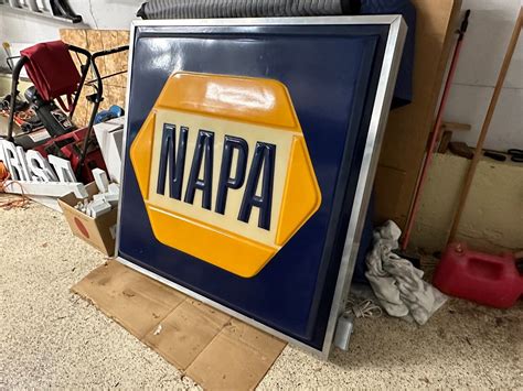Napa Auto Parts Sign Lighted Ebay