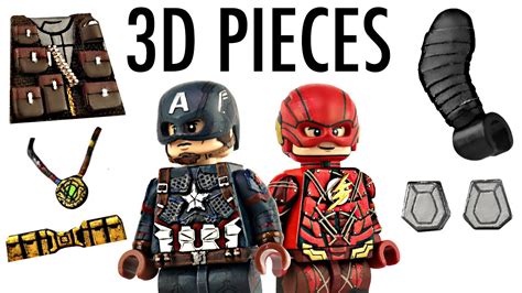 How To Make Custom Lego Minifigs 3d Pieces And Accessories Ep4 Youtube