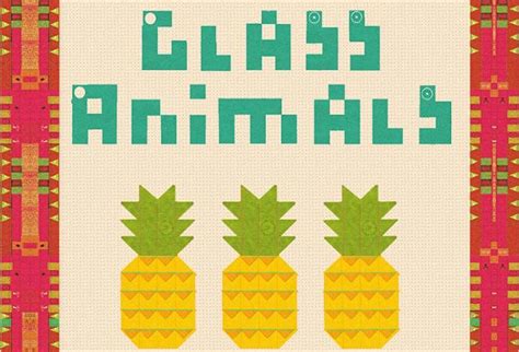 Glass Animals Pineapple Poster Poster Digital Art By Kailani Smith