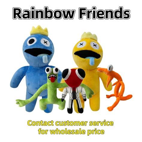 Rainbow Friends Monster Plush Toy Stuffed Game Plushie Doll Kid T