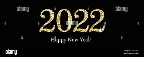 Frohes Neues Jahr 2022 Urlaubsvektor Illustration Der Goldenen Zahlen