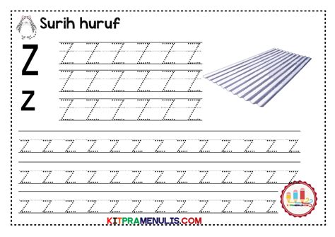 Mini Worksheet Pk Surih Huruf A Hingga Z 27 Kitpramenulis