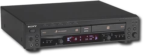 Sony 5 Disc Dual Deck Cd Changerrecorder Rcd W500c Best Buy