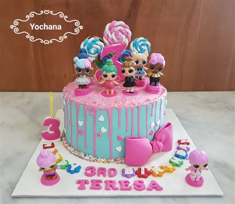 Semi diy birthday cake slate : Yochana's Cake Delight! : LOL Dolls Cake