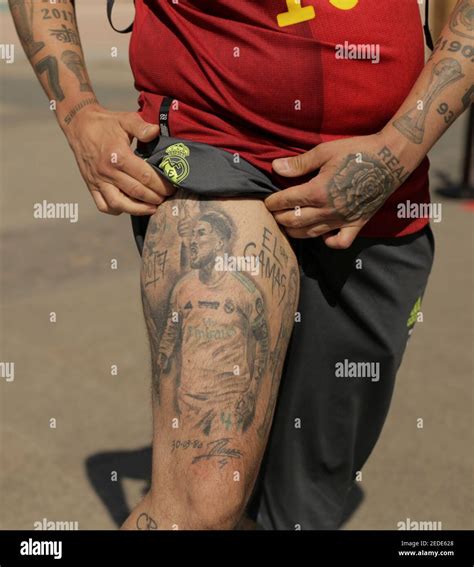 Sergio Ramos Tattoo Hi Res Stock Photography And Images Alamy