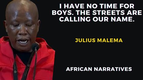 I Have No Time For You Julius Malema Delivers A Stunning Address To