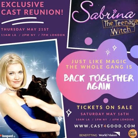 Sabrina The Teenage Witch Cast To Reunite For Charity Exclusive Access