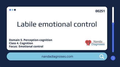 nursing diagnosis labile emotional control