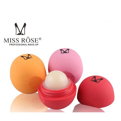 Miss Rose Brand Protector Sweet Taste Fruit Moisturizer Lip Makeup Ball