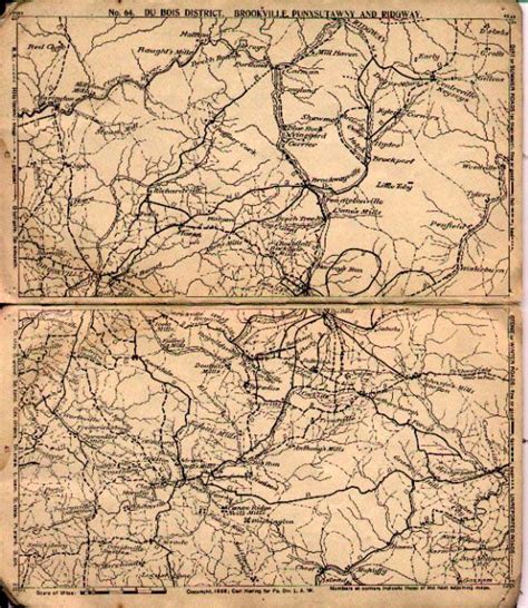 Early Road Maps Of Pennsylvania