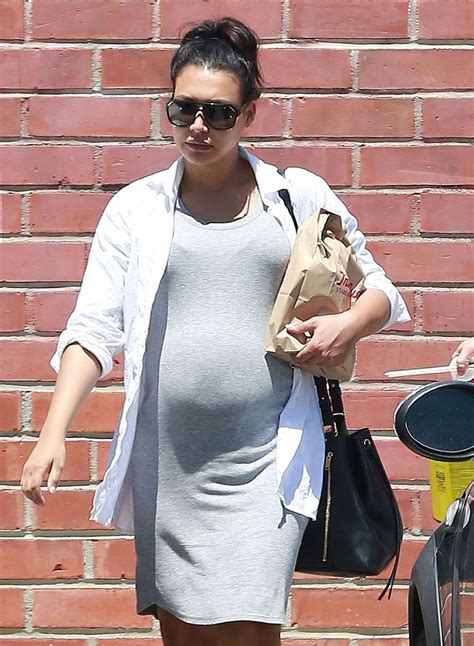 Pregnant Naya Rivera Out Shopping In Los Angeles Hawtcelebs