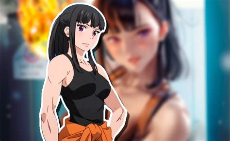 A Fan Art Shows Us Maki Oze From Fire Force In Its Most Daring And Hot Version Bullfrag