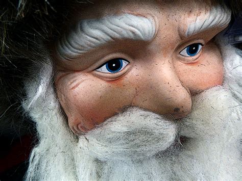 Closeup Of Santa Face Free Stock Photo Public Domain Pictures