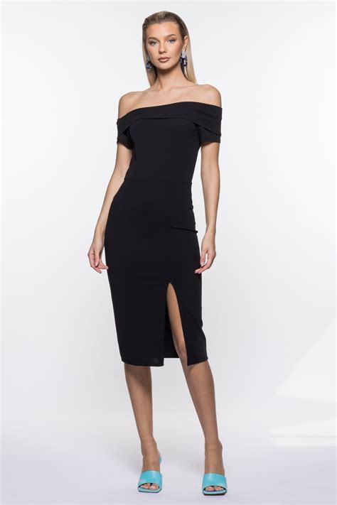 Walg Off Shoulder Midi Dress New In From Walg London Uk