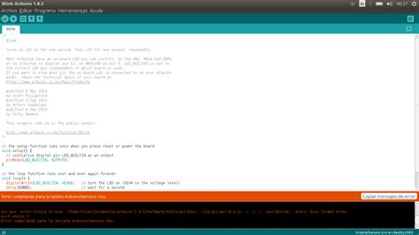 Error De Compilacion Arduino Ide 185 En Ubuntu 1604 Lts Español