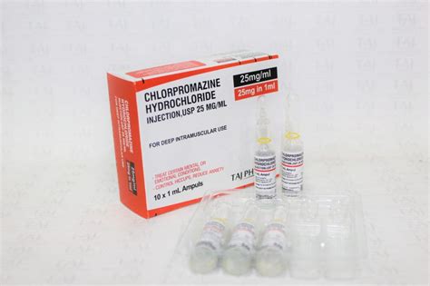 Chlorpromazine Hcl Injection 25mgml Manufacturers Pan India