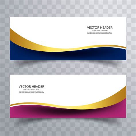 Abstract Web Banner Design Background Or Header Templates With W 245073