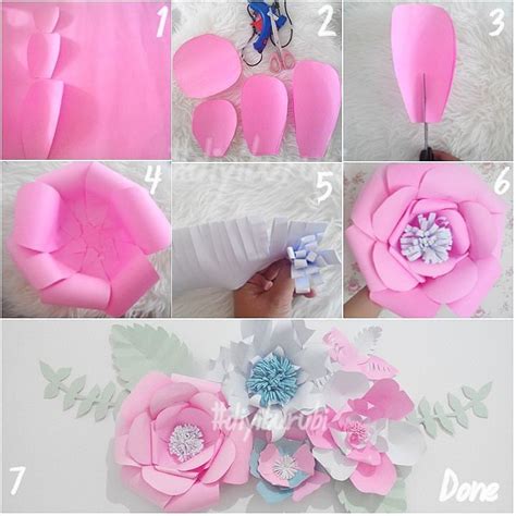 52 Cara Membuat Bunga Hiasan Untuk Dinding Inspirasi Top
