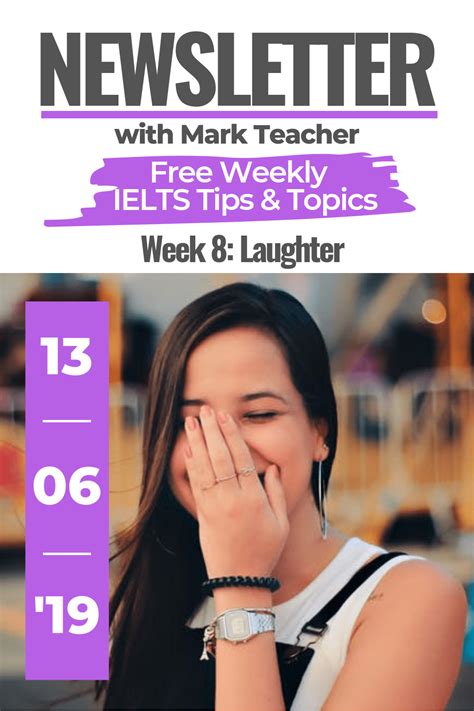 Ielts Newsletter Week 8 Laughter June 13th 2019 Ielts With Mark