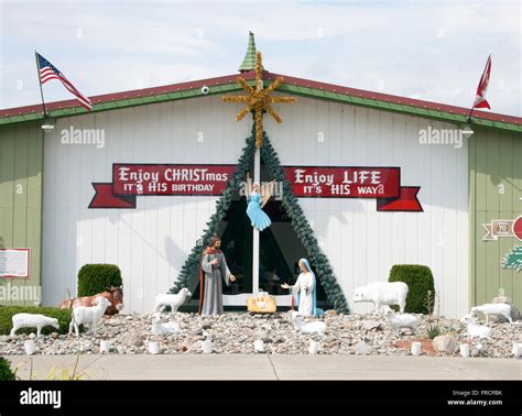 Bavarian Themed Christmas Town In Frankenmuth Michigan Stock Photo Alamy