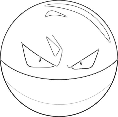 Pokemon Voltorb 4 Coloring Page Free Printable Coloring Pages For Kids