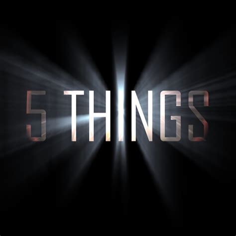 5 Things Youtube