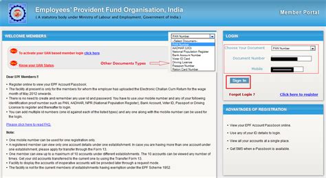 How To Download Epf Employee Provident Fund E Passbook Online