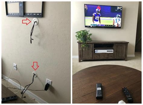 How To Hide A Cable From A Wall Mounted Tv Wall Mount Ideas