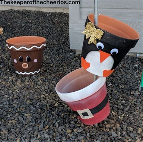 Christmas Topsy Turvy Pots The Keeper Of The Cheerios Easy Diy