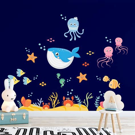 Under The Sea Wall Decal Sticker Set By Sirface Graphics Wall Decal