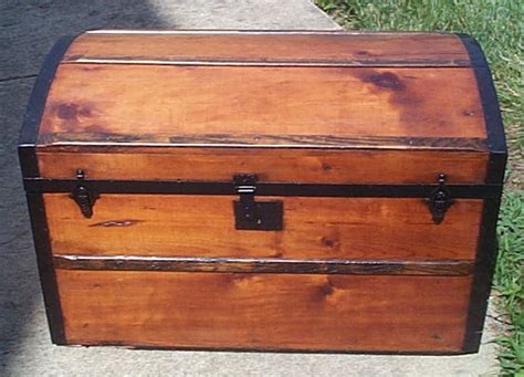 524 Restored Dome Top Antique Trunk Civil War Era For Sale And Available