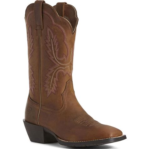 Ariat Womens Hybrid Rancher Crossfire Western Boots Brown