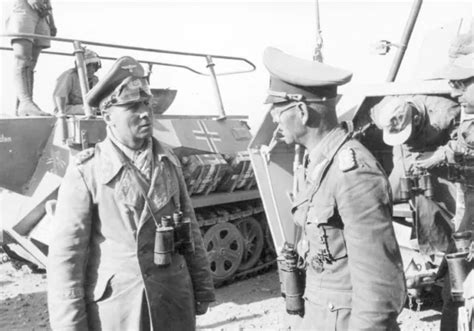 WW PHOTO WWII German General Erwin Rommel With Staff North Africa DAK